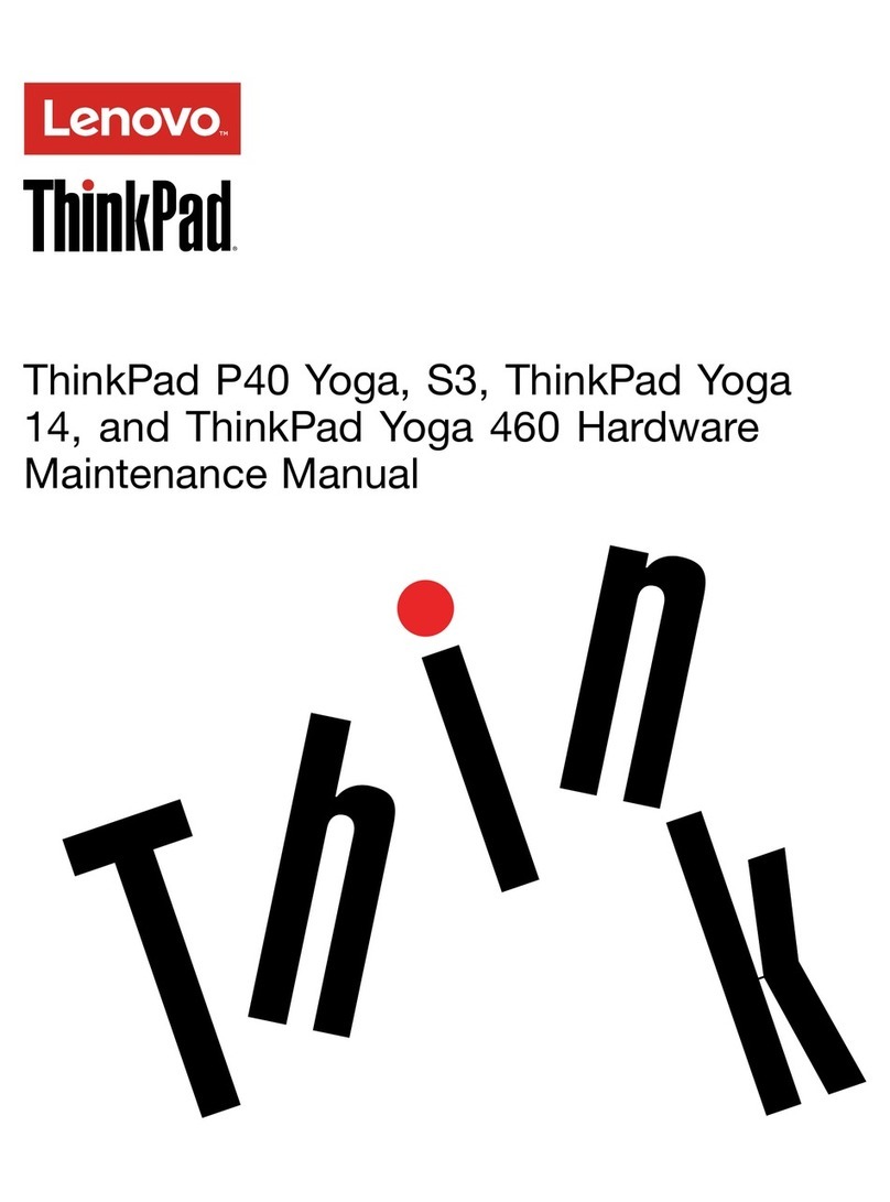 Lenovo ThinkPad P40 Yoga Hardware Maintenance Manual