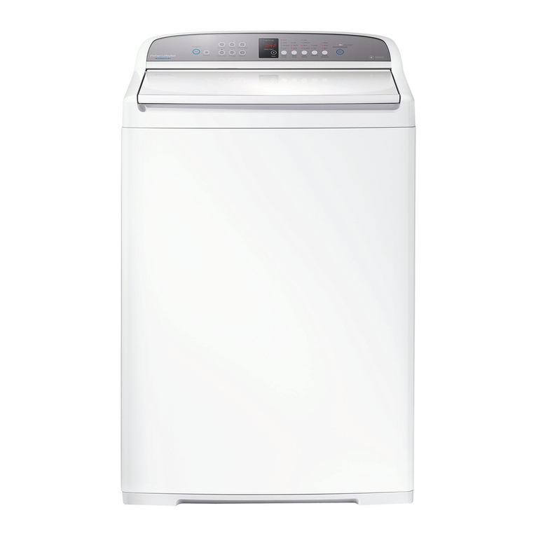 Fisher & Paykel WashSmart Mounting instructions