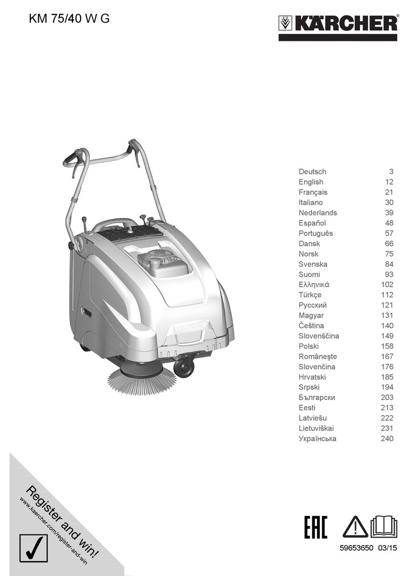 Kärcher KM 75/40 W G User manual