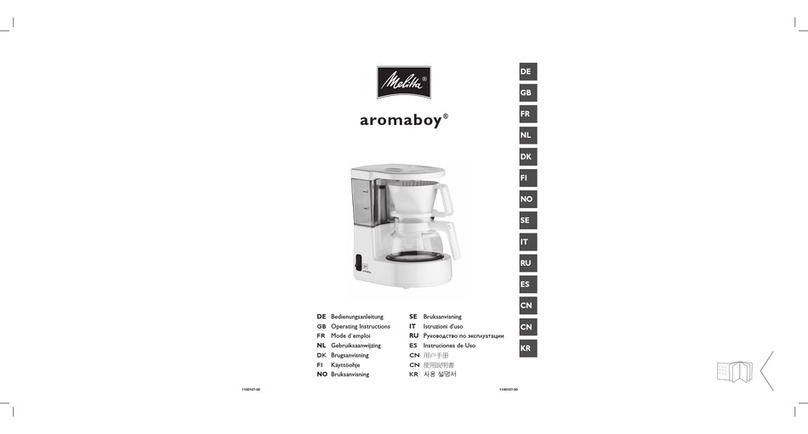 Melitta aromaboy User manual