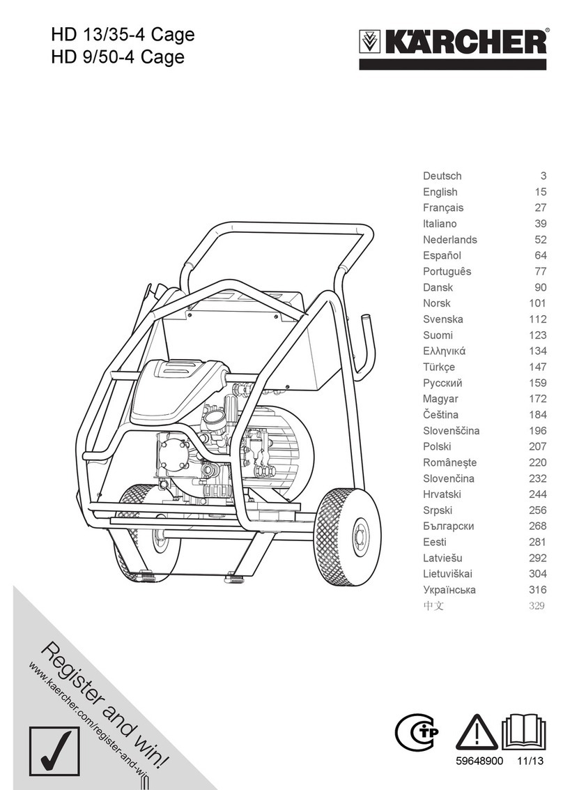 Kärcher HD 13/35-4 Cage manual