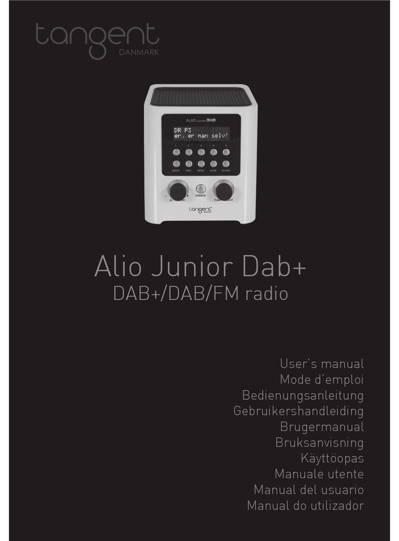 Tangent ALIO Junior Dab+ User manual