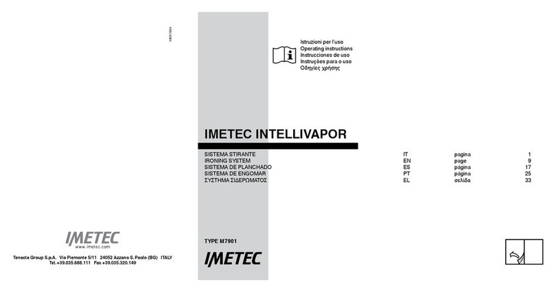 Imetec M7901 INTELLIVAPOR operating instructions