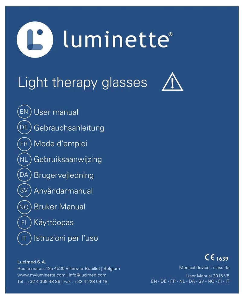 Lucimed luminette user manual