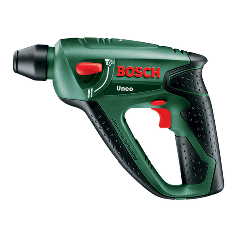 Bosch Uneo User manual