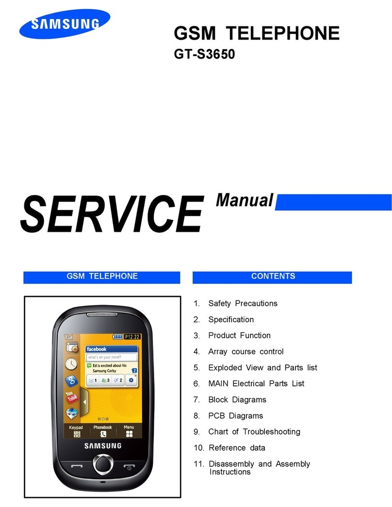 Samsung GT S3650 Service manual