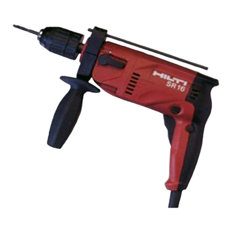 Hilti SR 16 operating instructions
