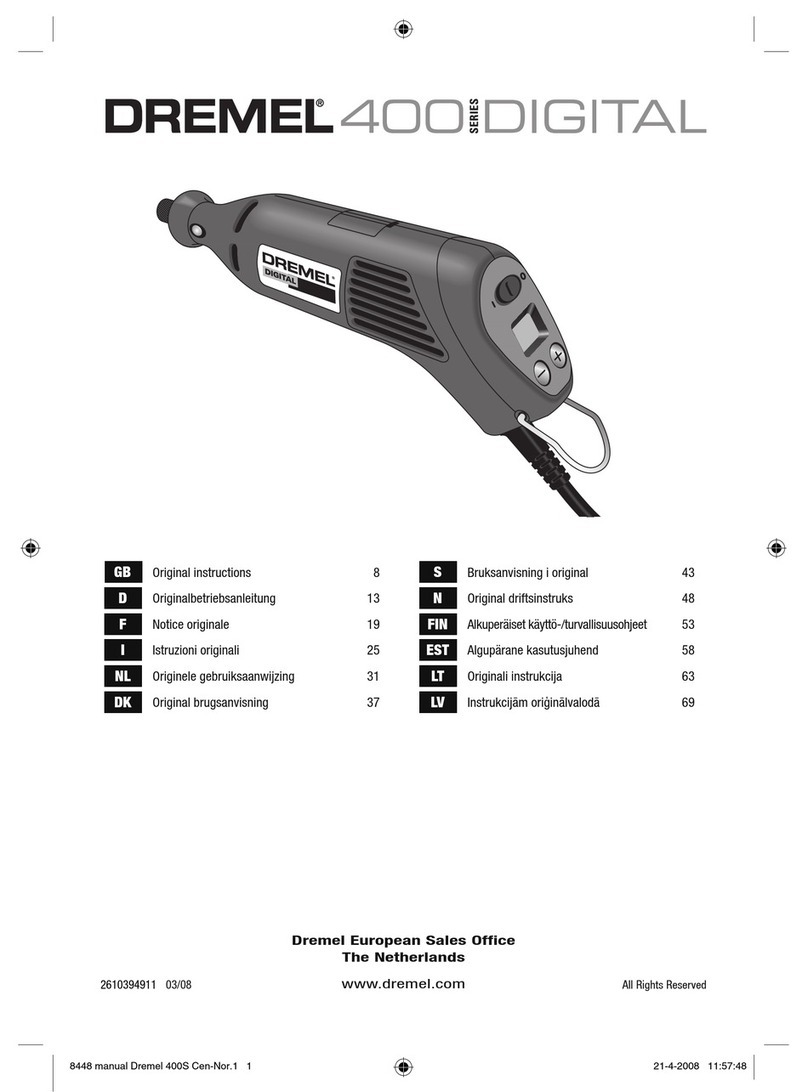 Dremel Digital 400 series User manual