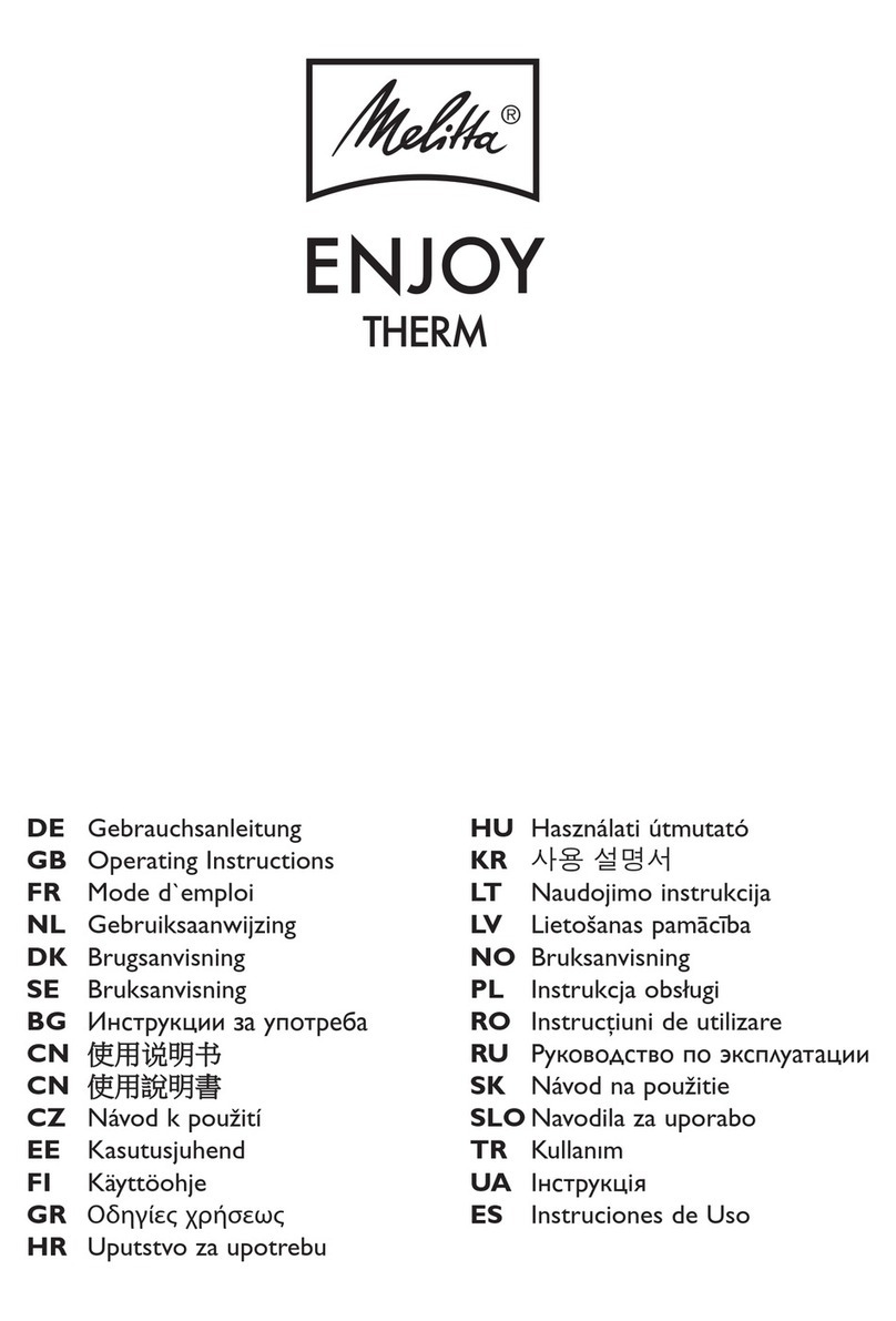 Melitta ENJOY THERM User manual