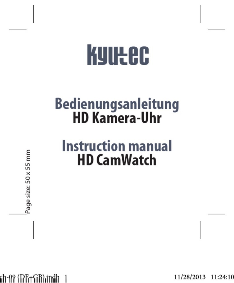 Kyutec CamWatch instruction manual
