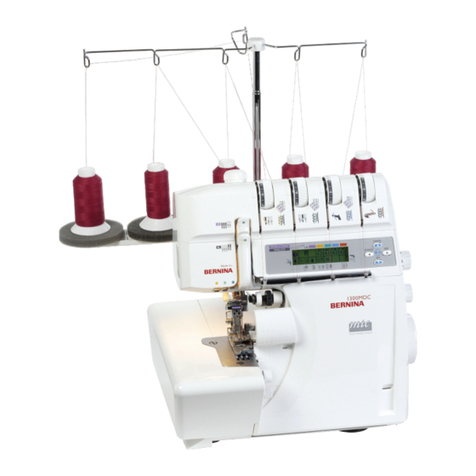 Bernina Serger 1300MDC User manual Bernina Serger 1300MDC User manual