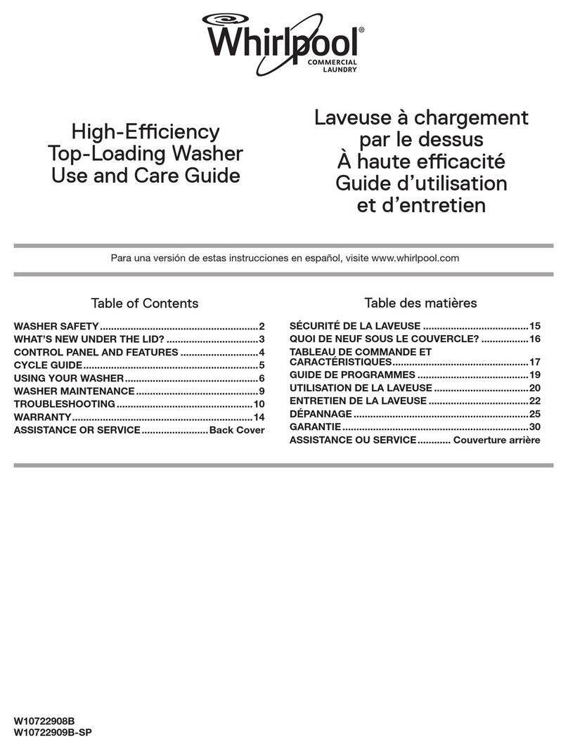 Whirlpool W10722908B User manual