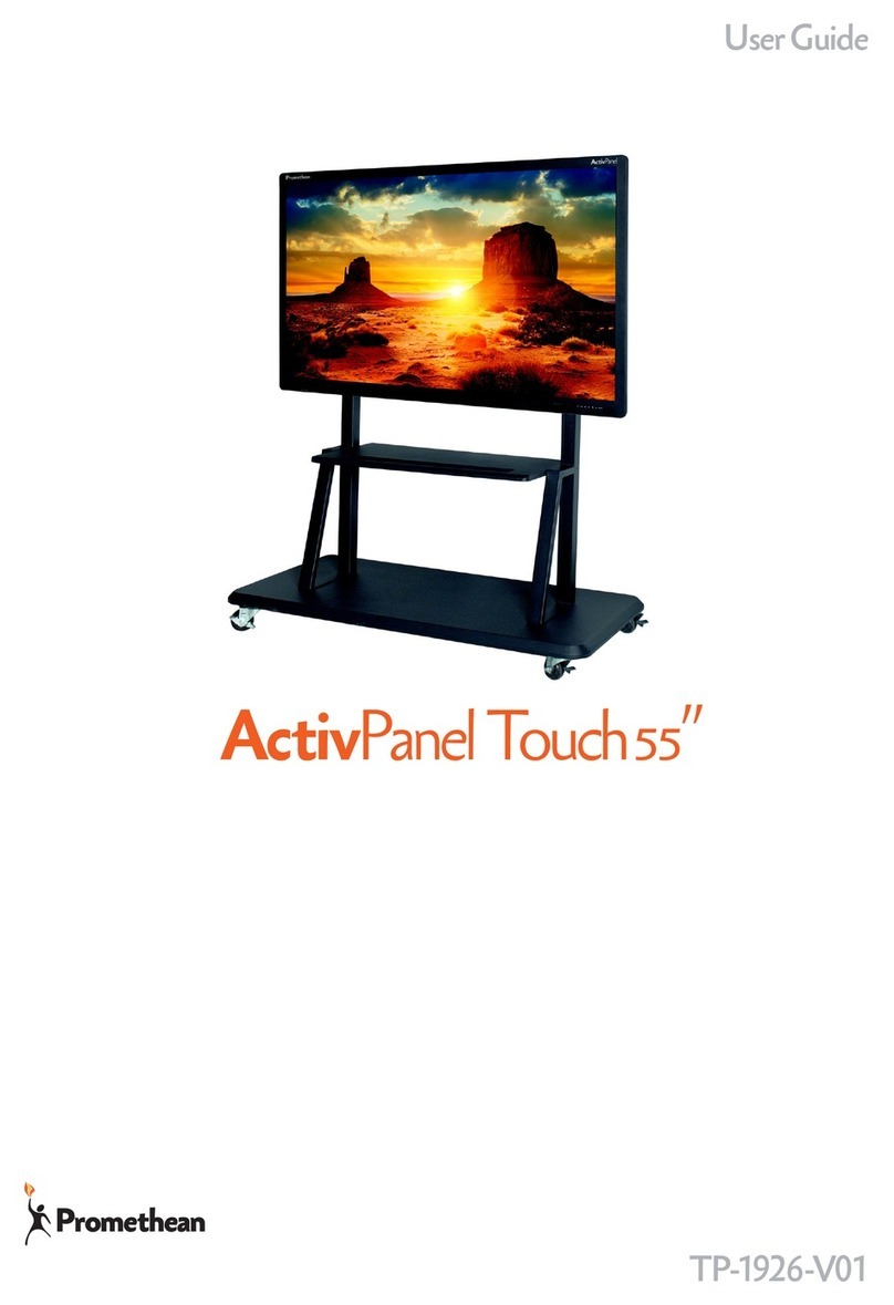 promethean ActivPanel Touch 55' user guide