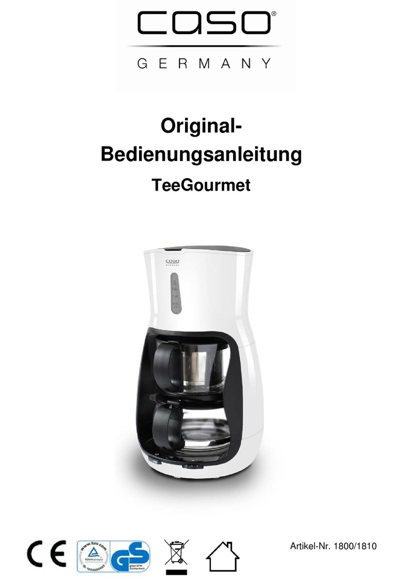 Caso TeeGourmet User manual