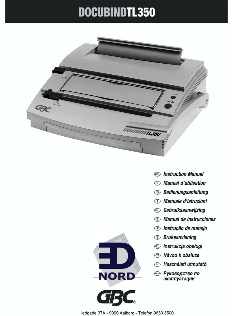 GBC DOCUBIND TL350 User manual