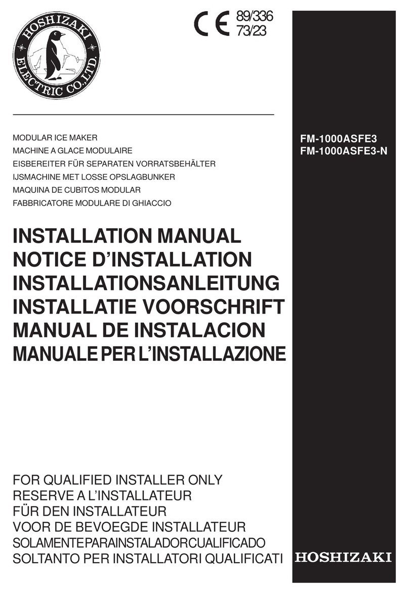 Hoshizaki FM-1000ASFE3 User manual
