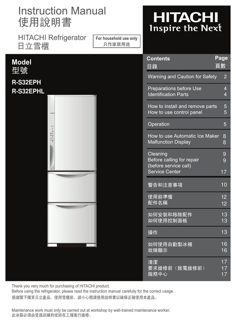 Hitachi R-S32EPH instruction manual