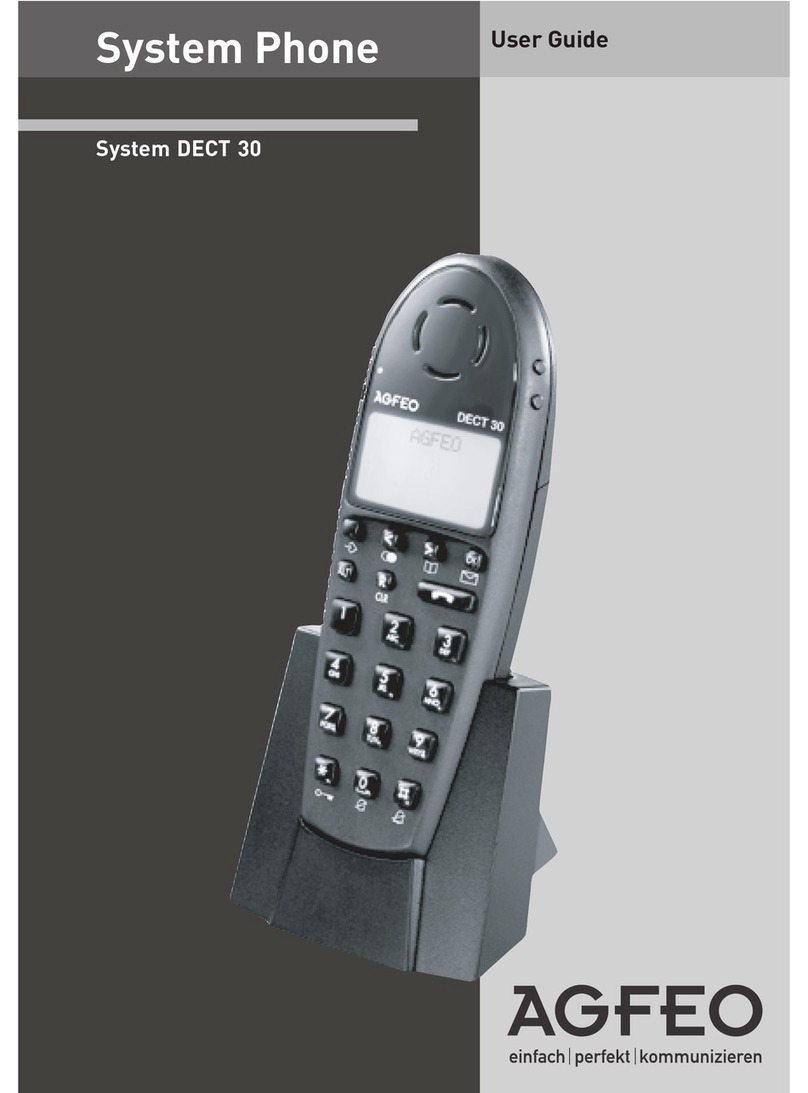 AGFEO System DECT 30 user guide