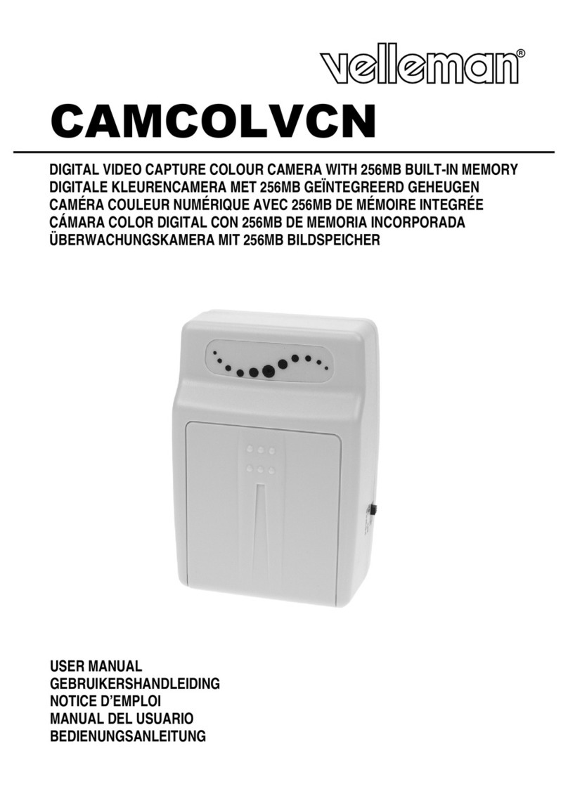 Velleman CAMCOLVCN User manual Velleman CAMCOLVCN User manual