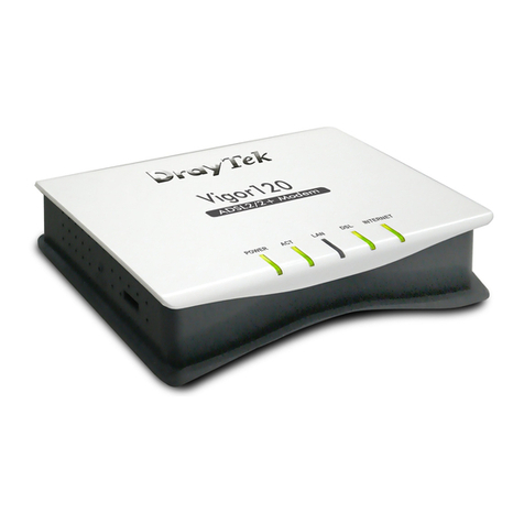 Draytek Vigor120 Series User manual