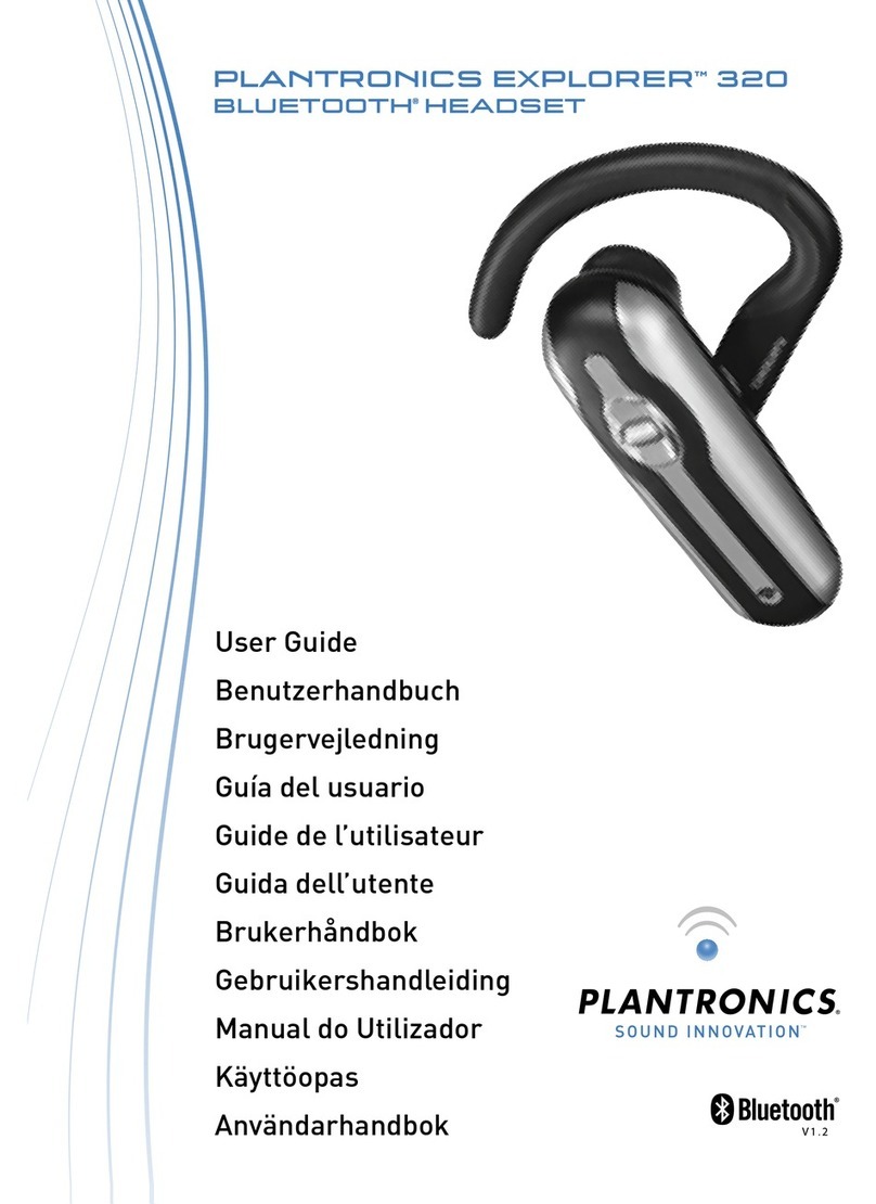 Plantronics Explorer 320 user guide