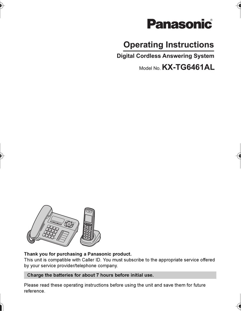 Panasonic KX-TG6461AL operating instructions