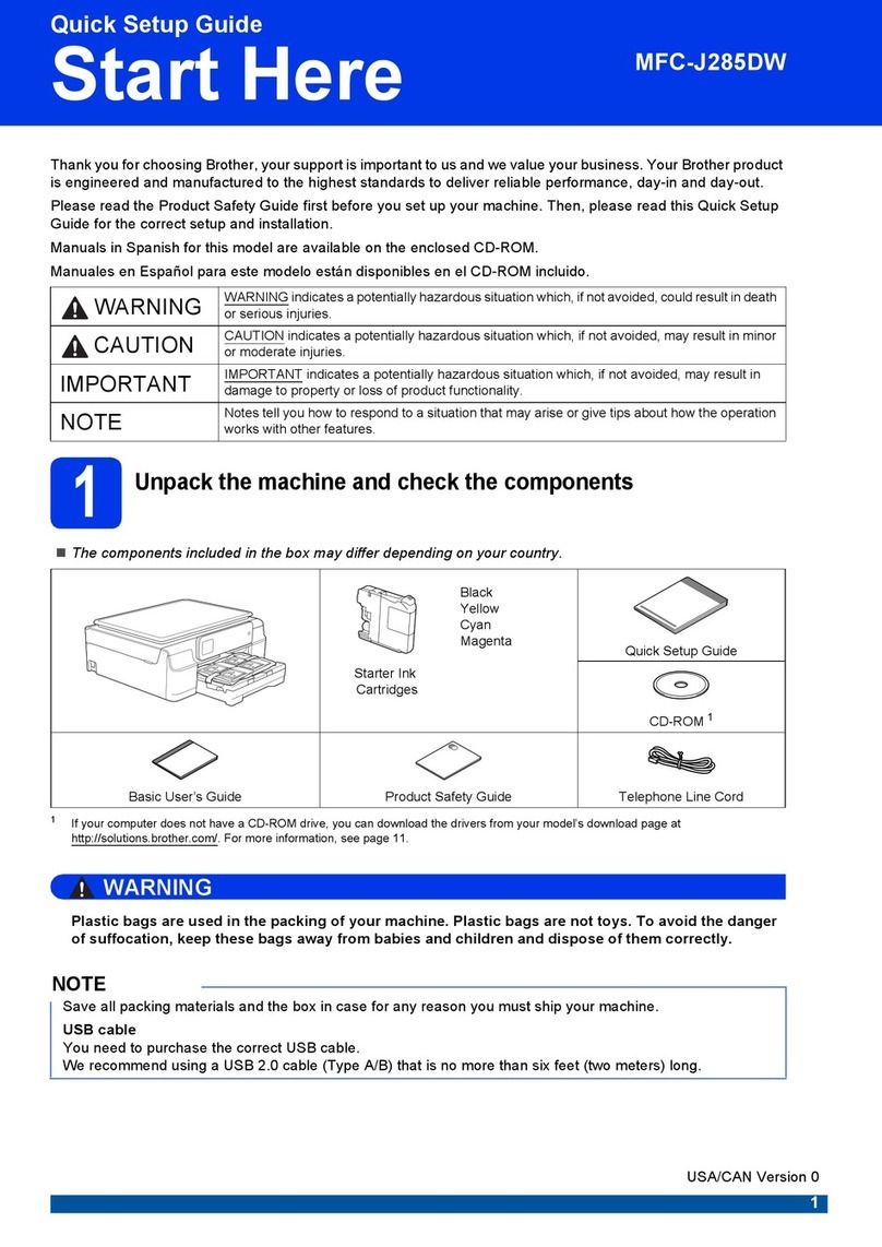 Brother MFC-J285DW User manual