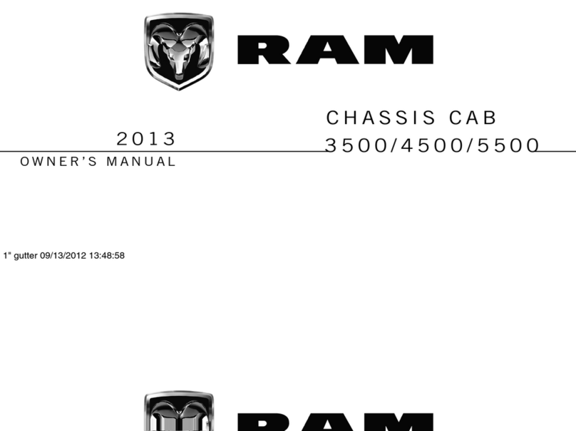RAM 2013 CHASSIS CAB 3500 User manual