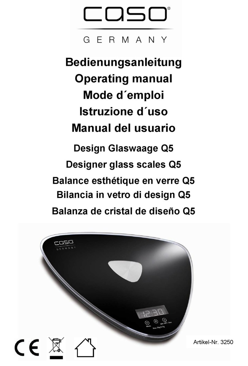 Caso Q5 operating manual