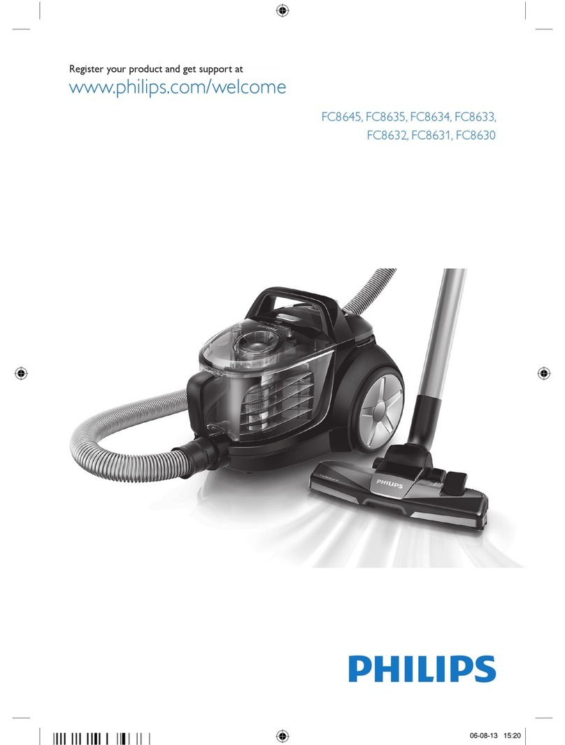 Philips FC8635 User manual Philips FC8635 User manual