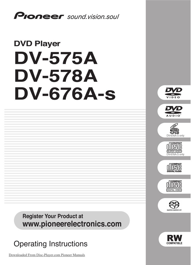Pioneer DV-575A User manual