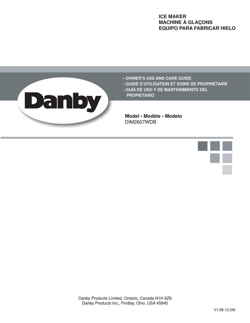 Danby DIM2607WDB Assembly instructions