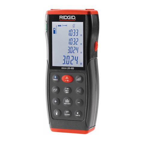 RIDGID micro LM-400 Operator's manual