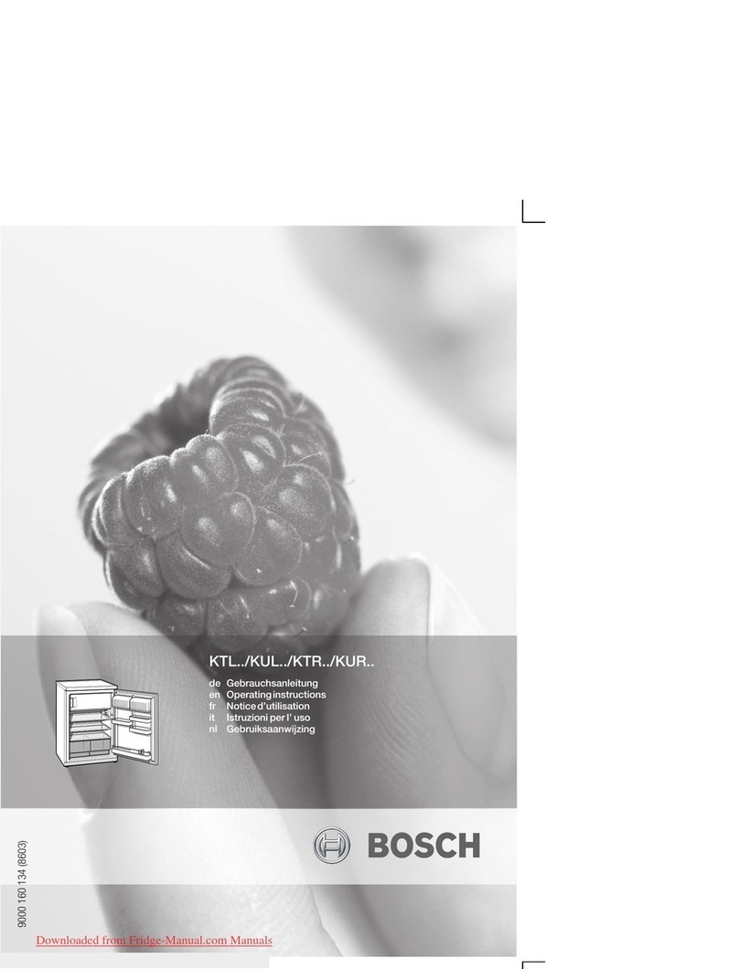 Bosch KTL SERIES operating instructions