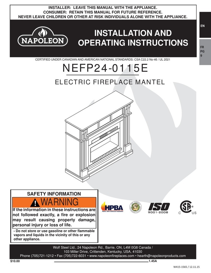 Napoleon NEFP24-0115E User manual