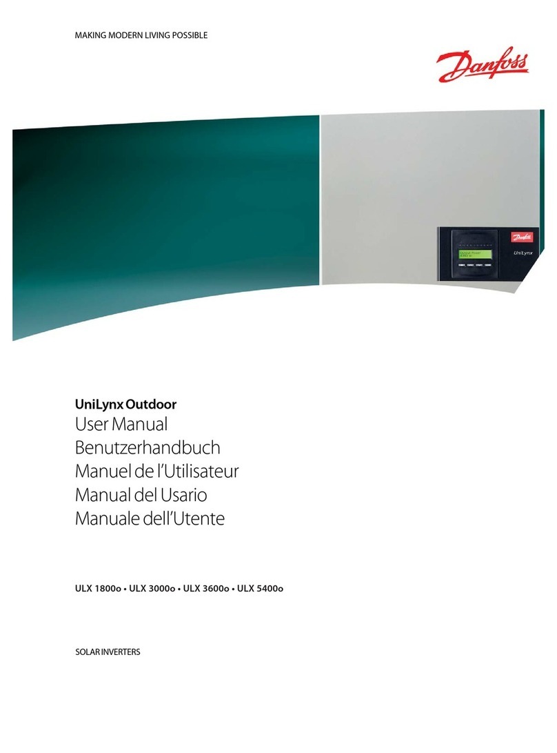 Danfoss ULX 1800o User manual Danfoss ULX 1800o User manual