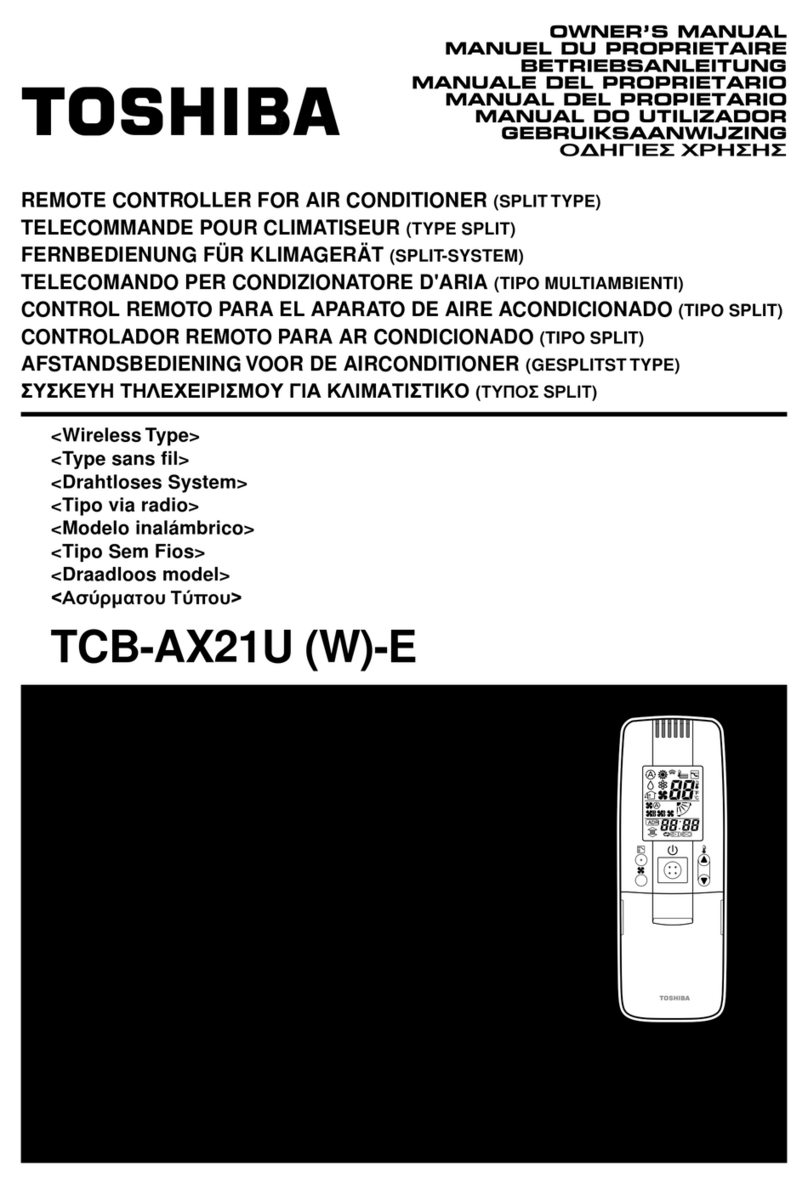 Toshiba TCB-AX21U (W)-E User manual Toshiba TCB-AX21U (W)-E User manual