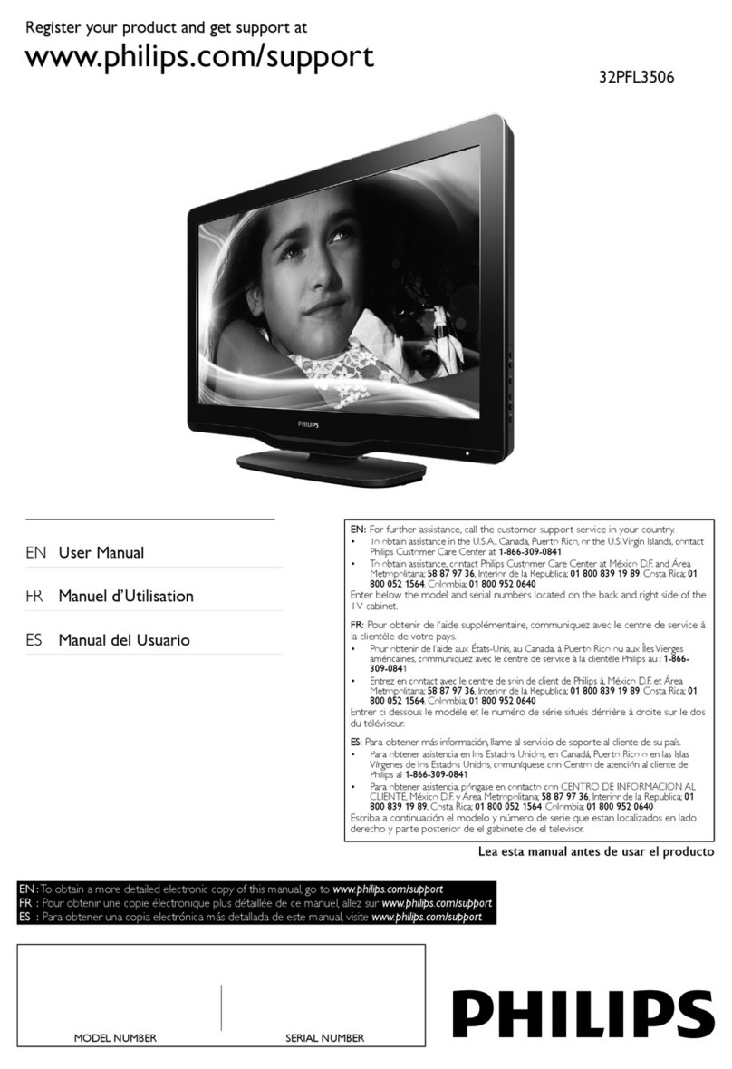 Philips 32PFL3506 User manual