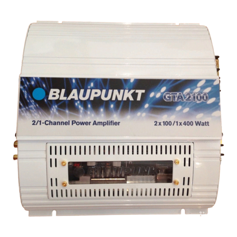 Blaupunkt GTA 2200 operating instructions