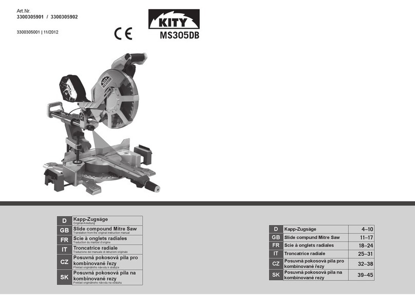 Scheppach MS305DB Owner's manual