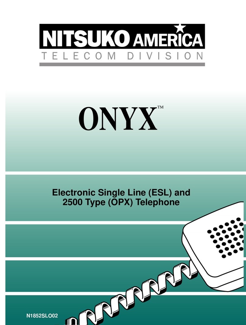 Nitsuko ONYX user guide