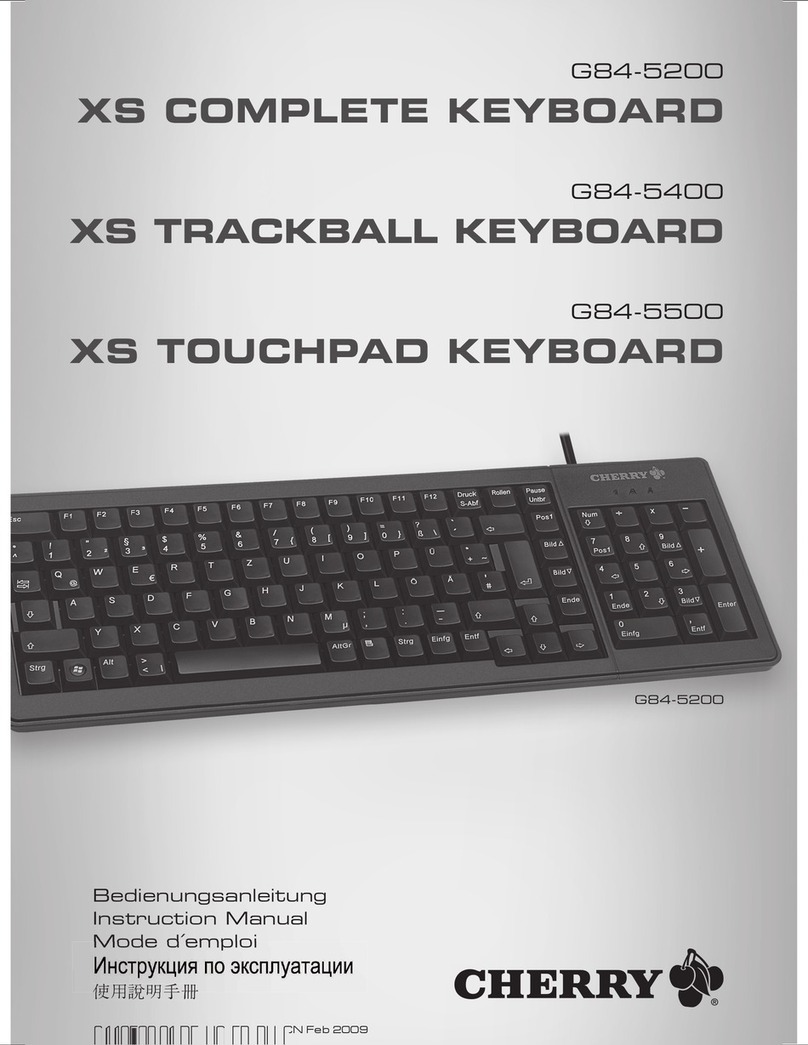 Cherry G84-5200 User manual