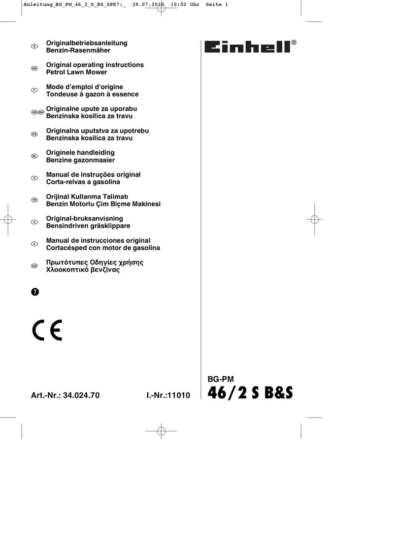 EINHELL BG-PM 46/2 S B&S User manual