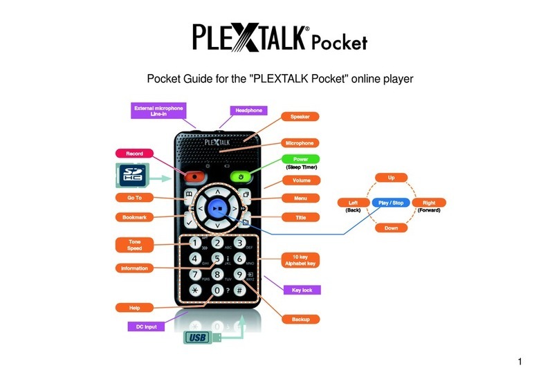 Plextalk Poket User manual