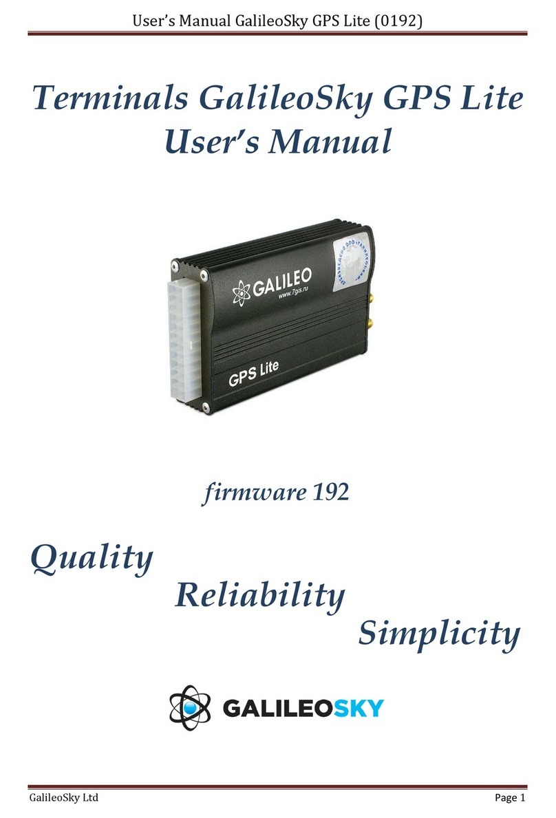GalileoSky gps light user manual