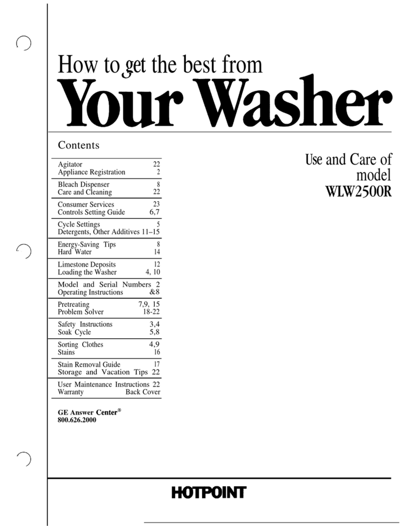 Hotpoint mW2500R Installation instructions