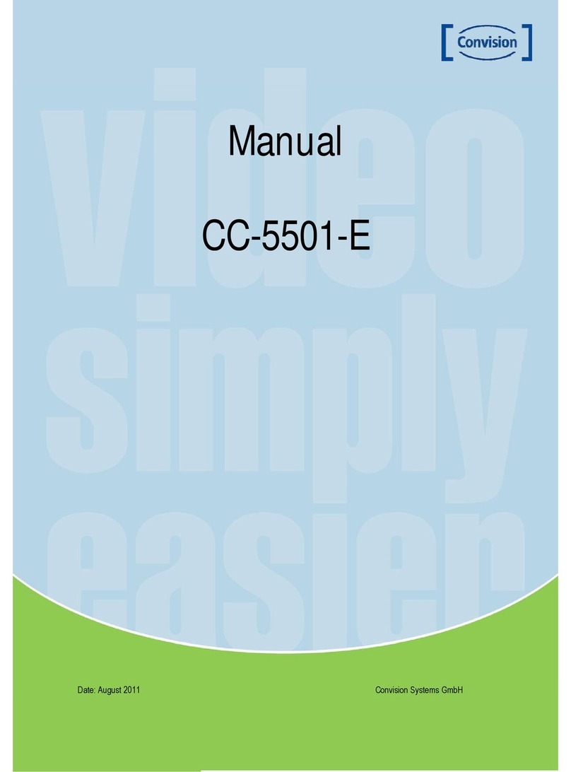 Convision CC-5501-E User manual