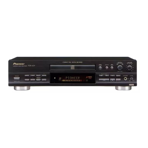Pioneer PDR-609 Service manual