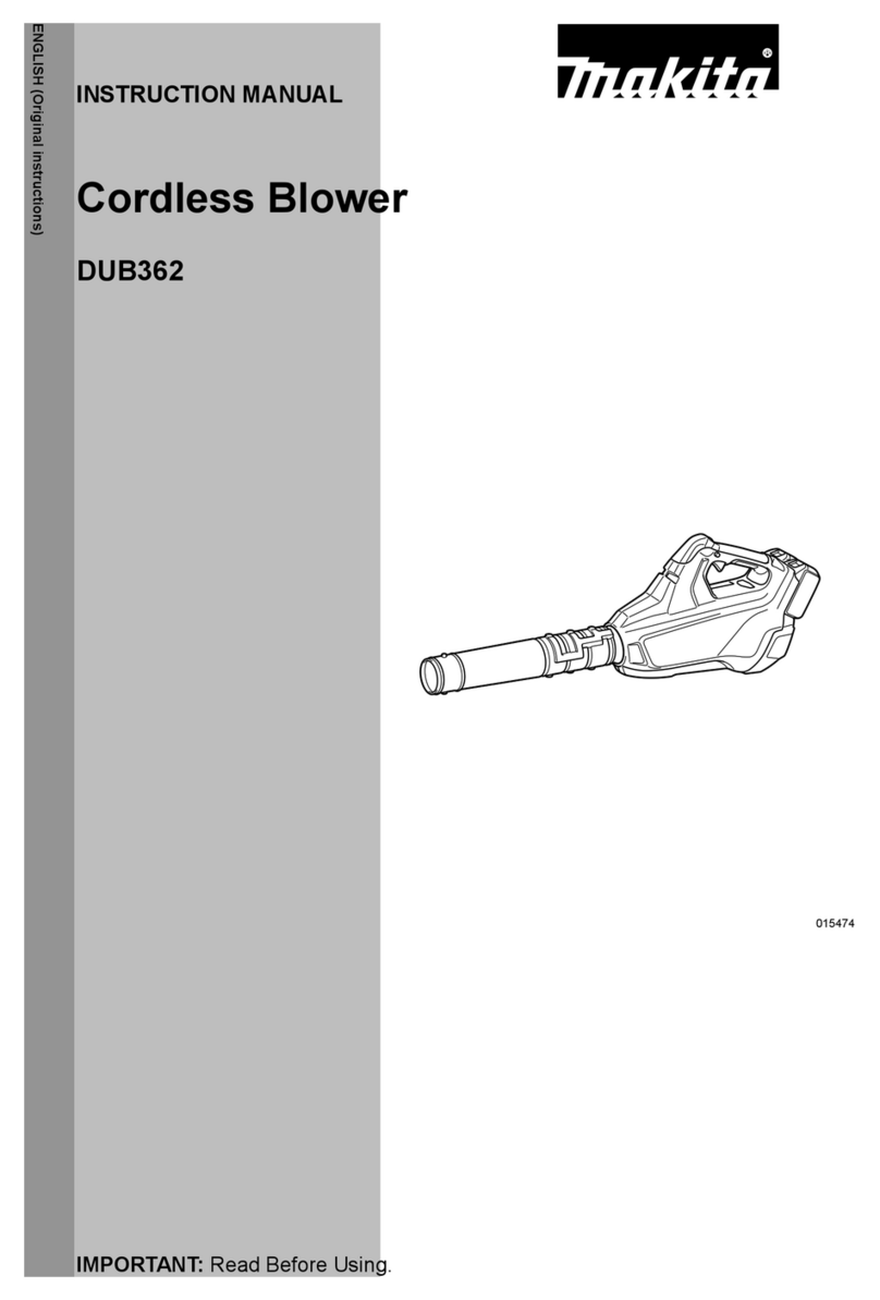 Makita DUB362 instruction manual