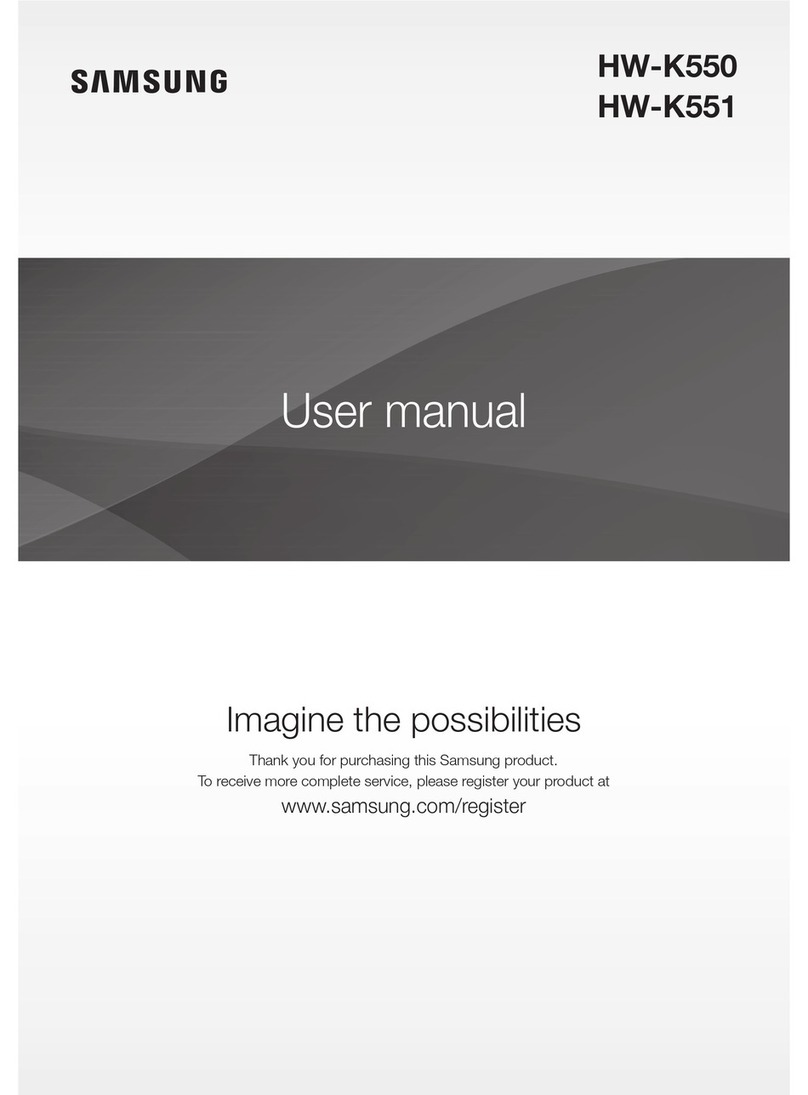 Samsung HW-K550 User manual